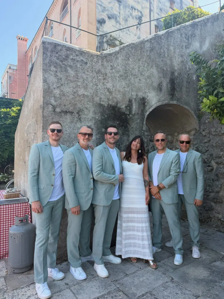 Band MAXiN mit Sängerin in Ravello an der Amalfiküste