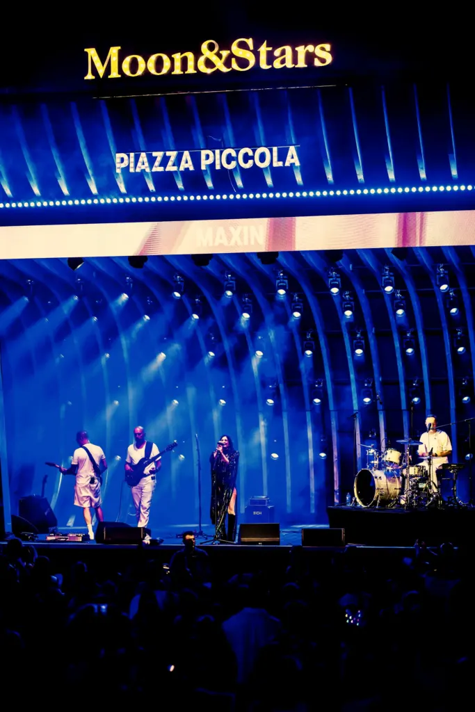 MAXiN auf der Bühne Piazza Piccola am Moon & Stars Locarno 2025